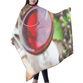 Personality  Red Wine Hair Cutting Cape