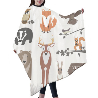 Personality  Forest Animals Hair Cutting Cape