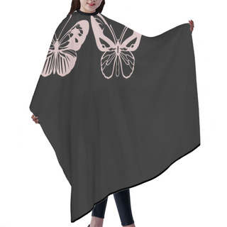 Personality  Butterflys Hair Cutting Cape