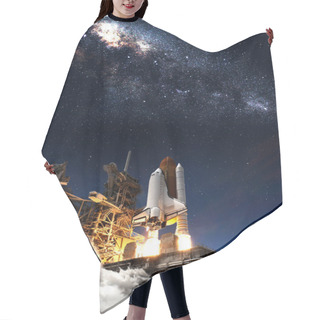 Personality  Space Shuttle Taking Off On A Mission Hair Cutting Cape