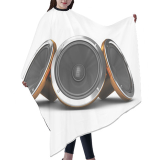 Personality  Audio Speakers Hair Cutting Cape