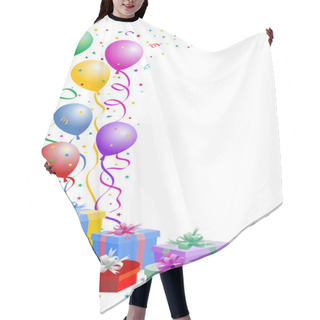 Personality  Balloons And Gifts Hair Cutting Cape