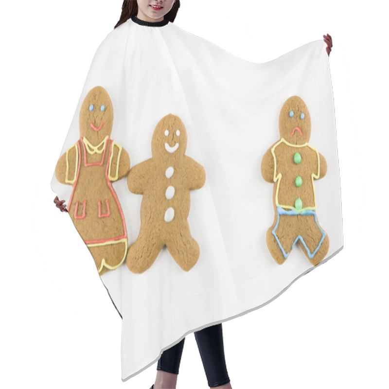 Personality  Gingerbread Cookies. Hair Cutting Cape