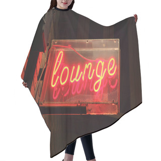 Personality  Lounge Neon Sign Hair Cutting Cape