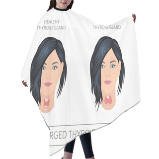 Personality  Enlarged Thyroid Gland Hair Cutting Cape