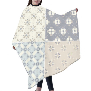 Personality  Set Of  Geometrical Patterns Hair Cutting Cape