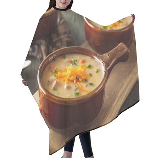 Personality  Homemade Beer Cheese Soup Hair Cutting Cape