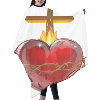 Personality  Sacred Heart Hair Cutting Cape