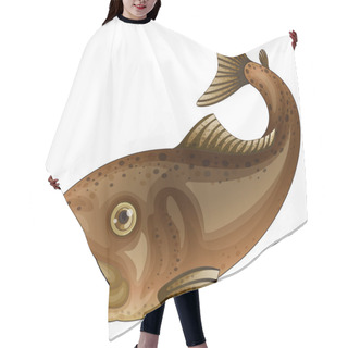 Personality  Trout Illustration Hair Cutting Cape