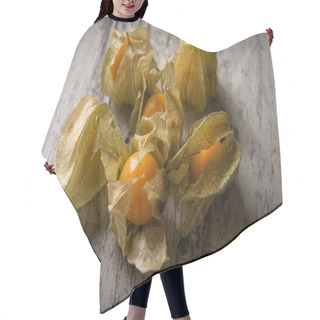 Personality  Exotic Ripe Physalis Hair Cutting Cape