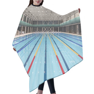 Personality  Sport Swimming Pool Inside Building Hair Cutting Cape