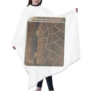 Personality  Wooden Book Closed Hair Cutting Cape