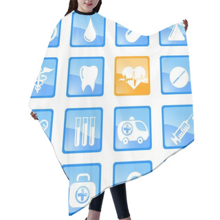 Personality  Medical Icons Hair Cutting Cape