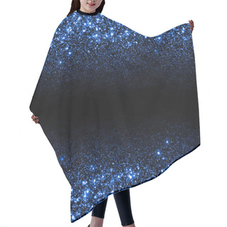 Personality  Abstract Blue Sparkle Glitter Background. Hair Cutting Cape