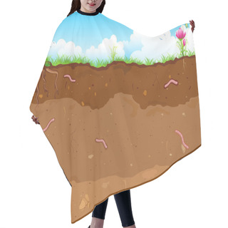 Personality  Layer Of Soil Hair Cutting Cape