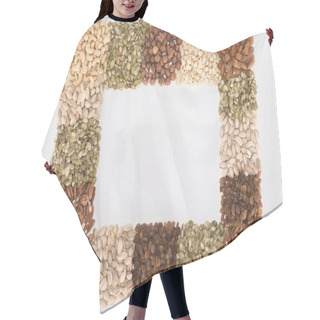 Personality  Frame From Assorted Nuts  Hair Cutting Cape