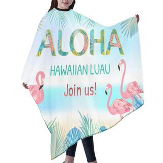 Personality  Aloha Hawaii. Best Creative Vector Design For Poster, Flyer, Pre Hair Cutting Cape