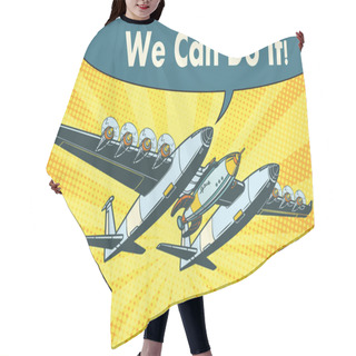 Personality  Airplane To Send Rockets Into Space We Can Do It Hair Cutting Cape
