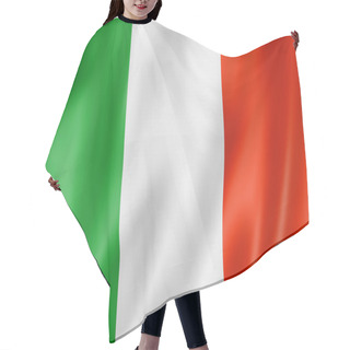 Personality  Italian Flag Hair Cutting Cape