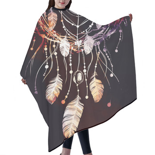 Personality  Dreamcatcher From Branches Of Tree Hair Cutting Cape