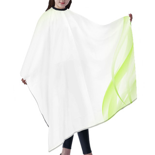 Personality  Abstract Green Hair Cutting Cape