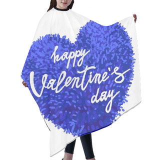 Personality  Happy Valentines Day Greeting Card Hair Cutting Cape