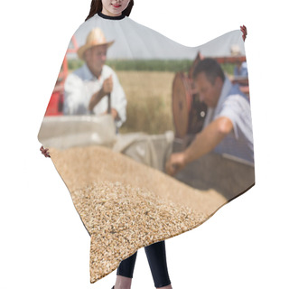 Personality  Wheat Grain In Tractor Trailer Hair Cutting Cape