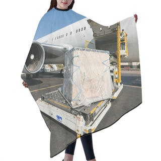 Personality  Loading Cargo Plane Hair Cutting Cape