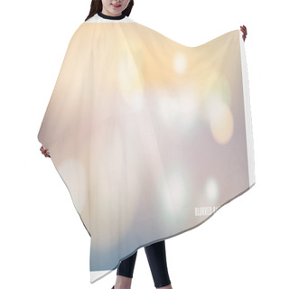 Personality  Abstract Colorful Blurred Background Hair Cutting Cape