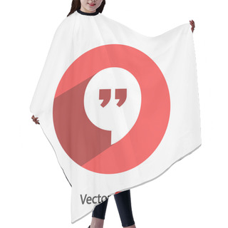 Personality  Dialog Speech Bubble Icon Hair Cutting Cape