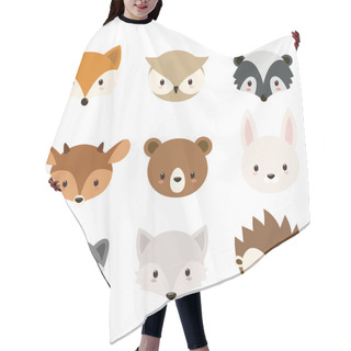 Personality  Cute Woodland Animals Collection Hair Cutting Cape