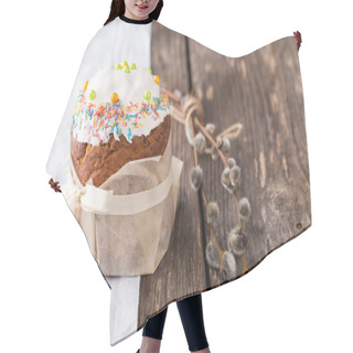 Personality  Traditional Russian Easter Cake Kulich Hair Cutting Cape