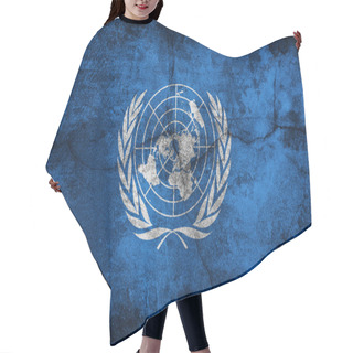 Personality  UN Flag Hair Cutting Cape