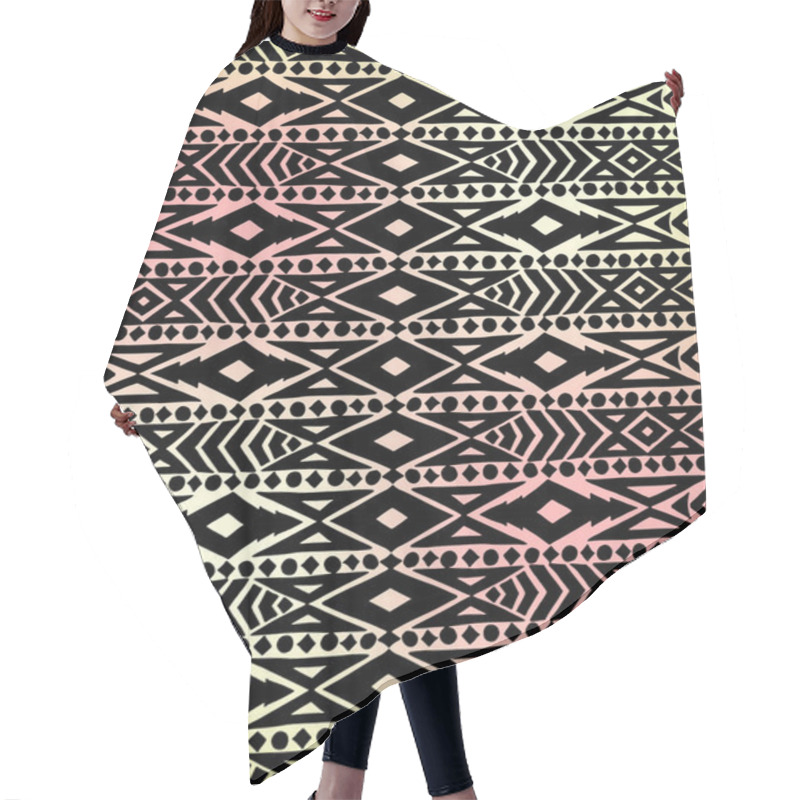 Personality  Aztec Tribal Pattern Hair Cutting Cape