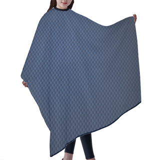 Personality  Mesh Structure Blue Hair Cutting Cape