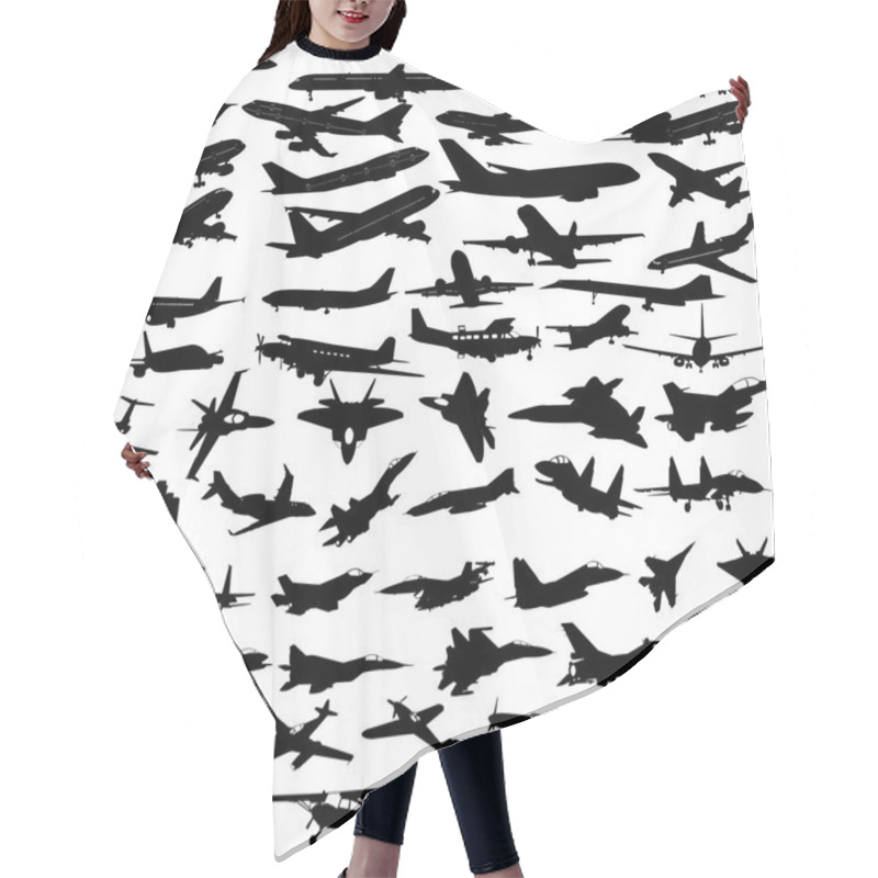 Personality  Airplanes Hair Cutting Cape