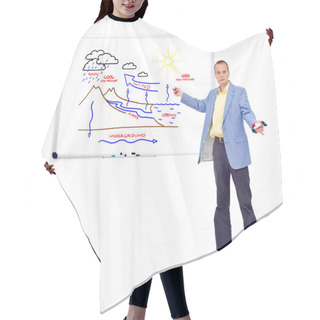 Personality  Weather Man Hair Cutting Cape