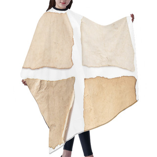Personality  Various Blank Brown Papers Hair Cutting Cape