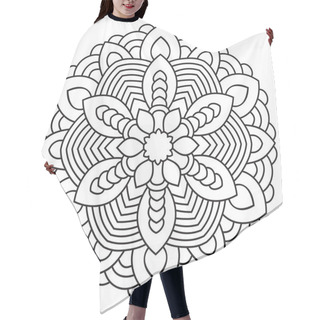 Personality  Symmetrical Circular Pattern Mandala. Hair Cutting Cape