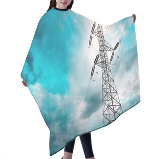 Personality  Electric Tower Hair Cutting Cape