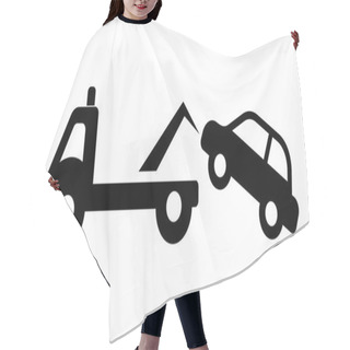 Personality  Traffic Sign - No Parking, Tow Away Zone Sign Hair Cutting Cape