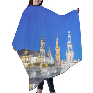 Personality  Dresden Skyline At Night Hair Cutting Cape