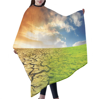 Personality  Global Warming Concept Hair Cutting Cape