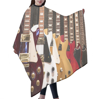 Personality  Electric Guitars Hair Cutting Cape