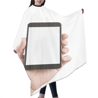Personality  Blank Smart Phone With Clipping Path Hair Cutting Cape