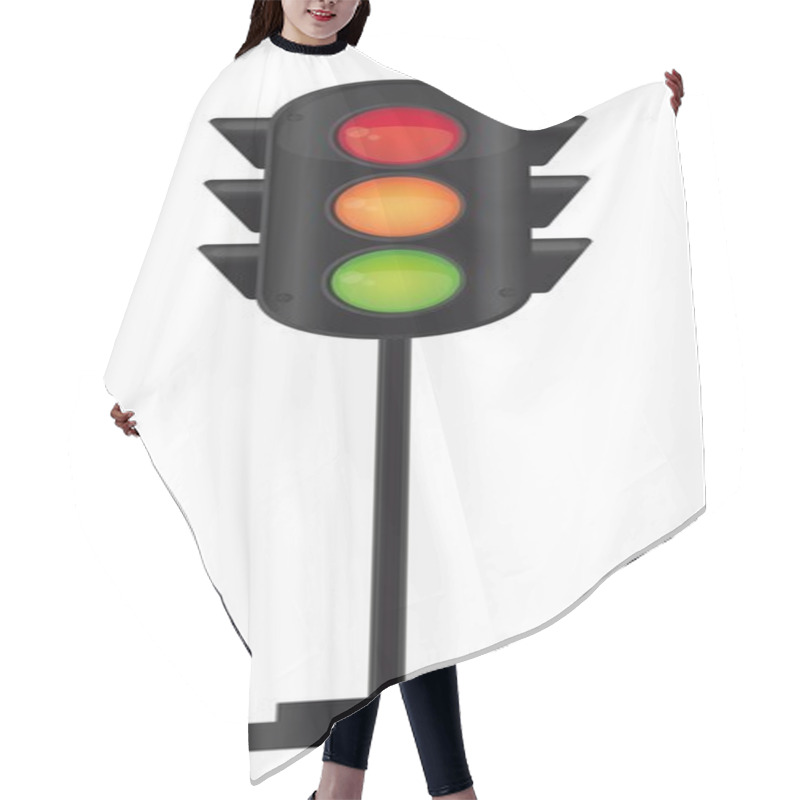 Personality  Semaphore Hair Cutting Cape