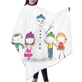 Personality  Happy Kids Hair Cutting Cape