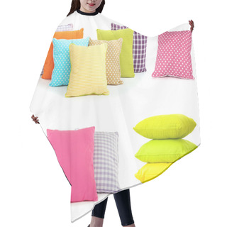 Personality  Collage Of Color Pillows Hair Cutting Cape