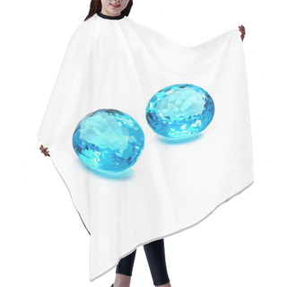 Personality  Amazing Blue Topaz Hair Cutting Cape
