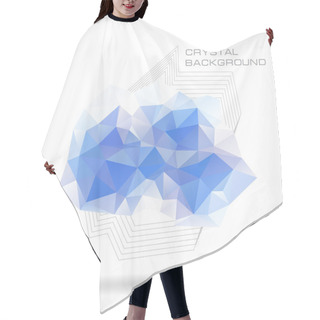 Personality  Polygonal  Abstract Background Hair Cutting Cape